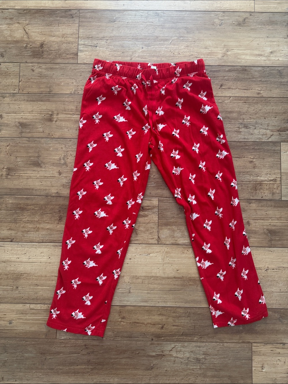 Red Target Dog Print Pajama Pants